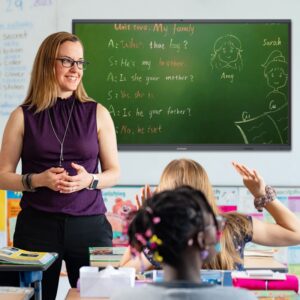 Is a UHD Smart Blackboard with flicker-free technology the best choice for protecting students’ eyesight?